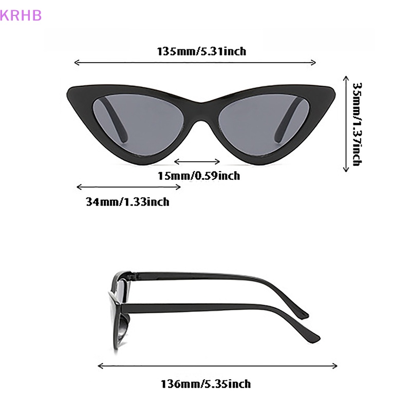 Kính Mát Gọng Mắt Mèo Tròng Tam Giác Chống Tia UV385 Thời Trang Đường Phố Cho Nữ Mới