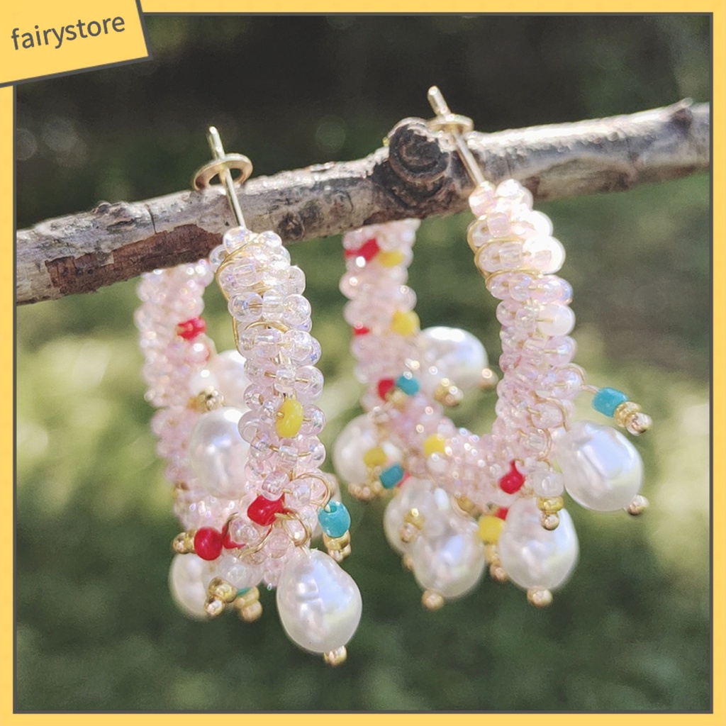 1 Đôi Bông Tai Hình Chiếc Lá Phong Cách Bohemia Sang Trọng Dành Cho Nữ