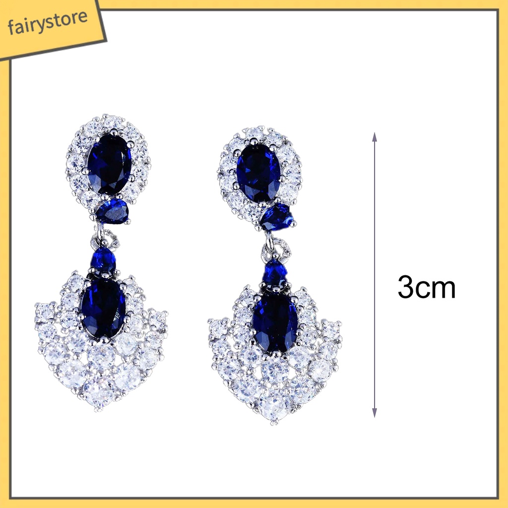 Bộ Vòng cổ + Bông Tai Đính Đá Tự Nhiên Trọng Lượng Nhẹ Thời Trang Cho Nữ