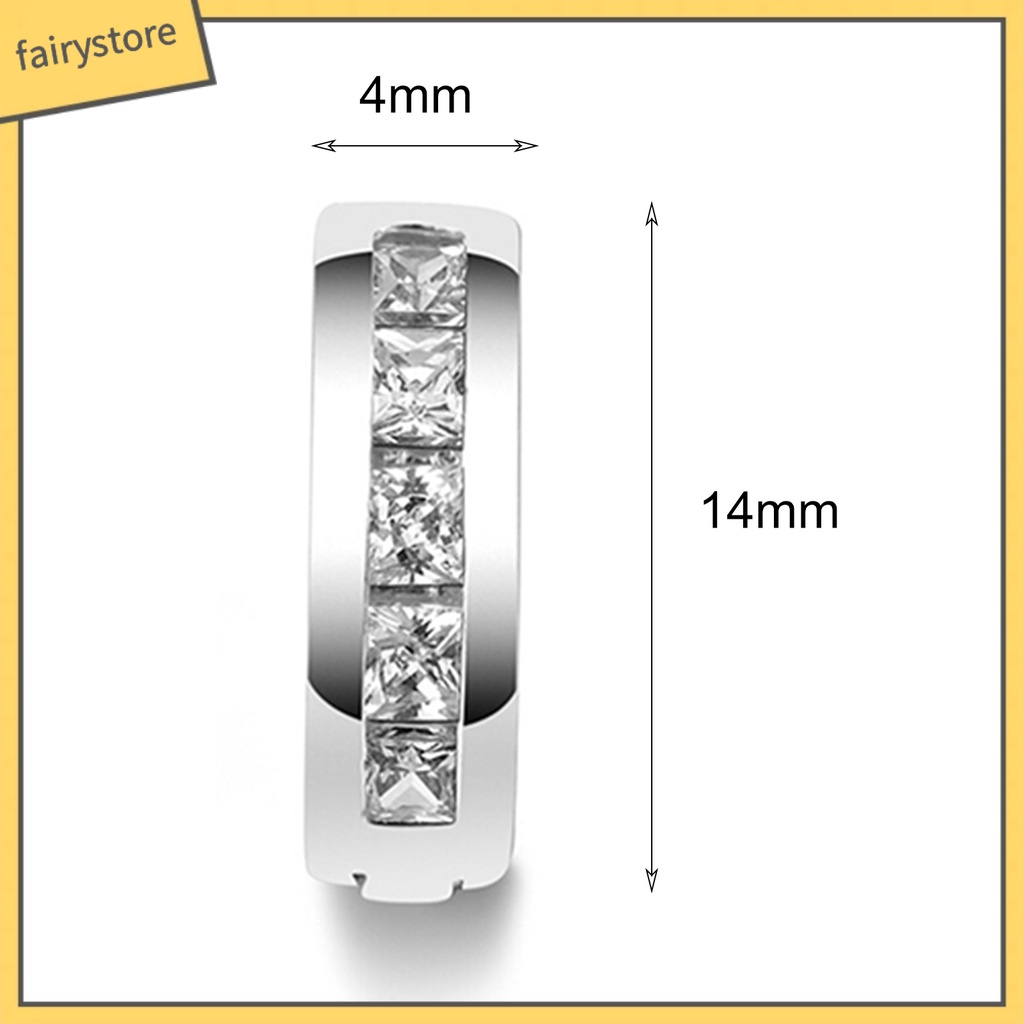 Bông Tai Mạ Bạc Đính Đá Lấp Lánh Thời Trang Dự Tiệc