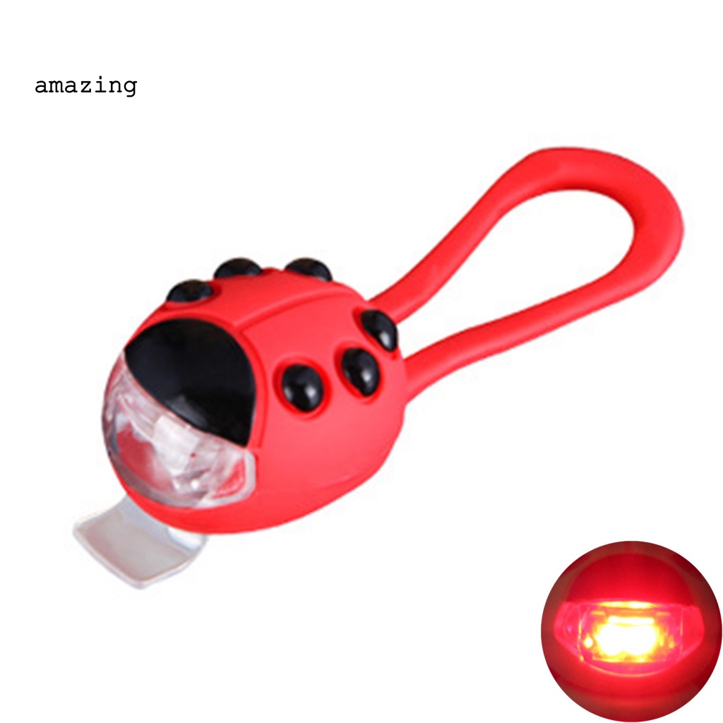 Đèn Pha Led Cảnh Báo An Toàn Hình Bọ Rùa Cho Xe Đạp Scooter