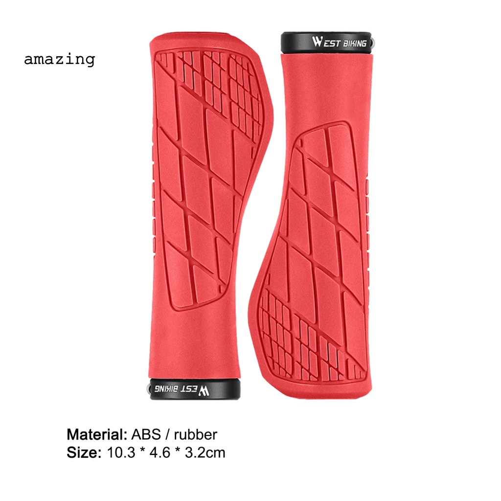 1 Cặp Vỏ Bọc Tay Lái Xe Đạp MTB Bằng Cao Su Mềm Chống Sốc Chống Trượt