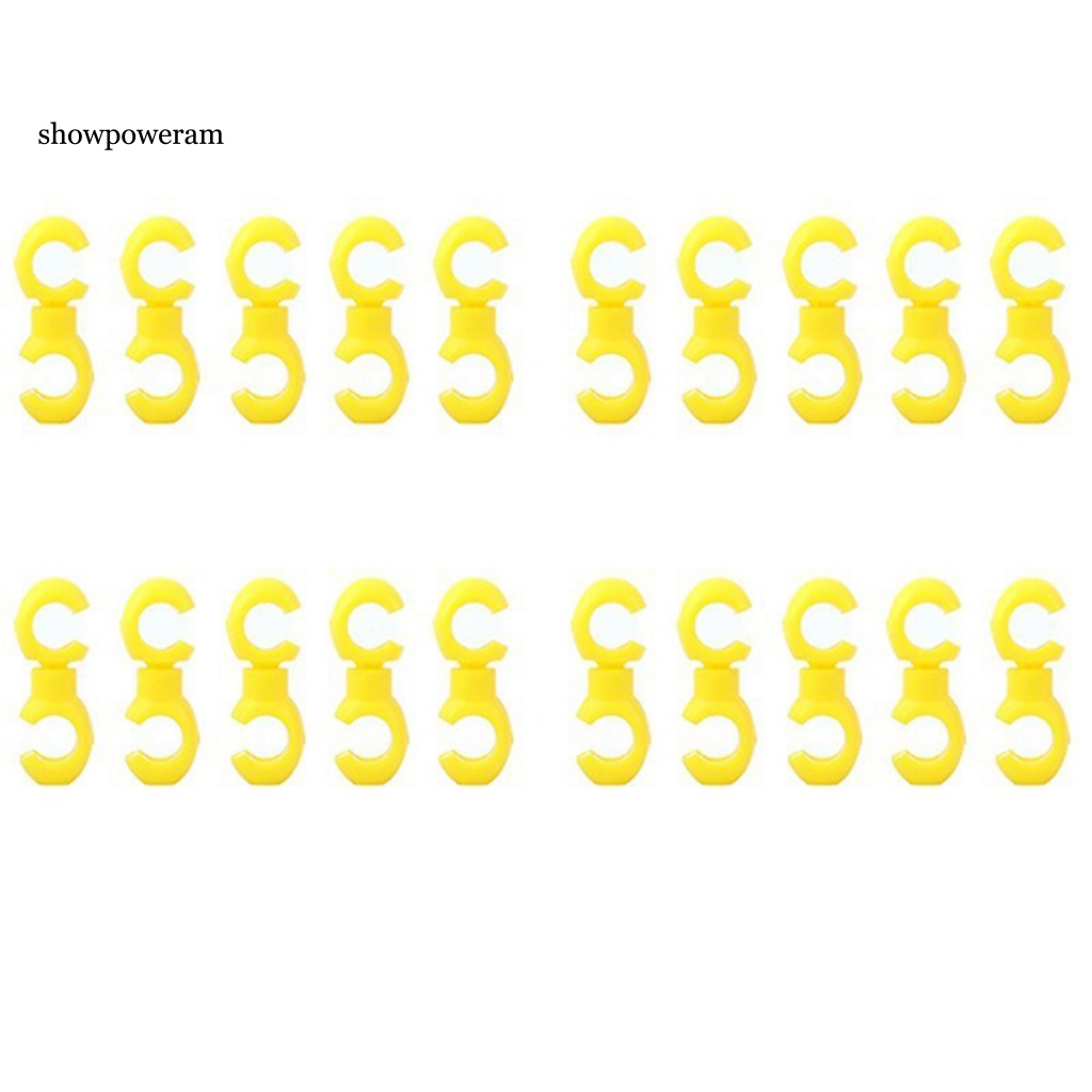 Set 20 Kẹp Dây Cáp Xe Đạp Hình Chữ S Có Thể Xoay Được Tiện Dụng