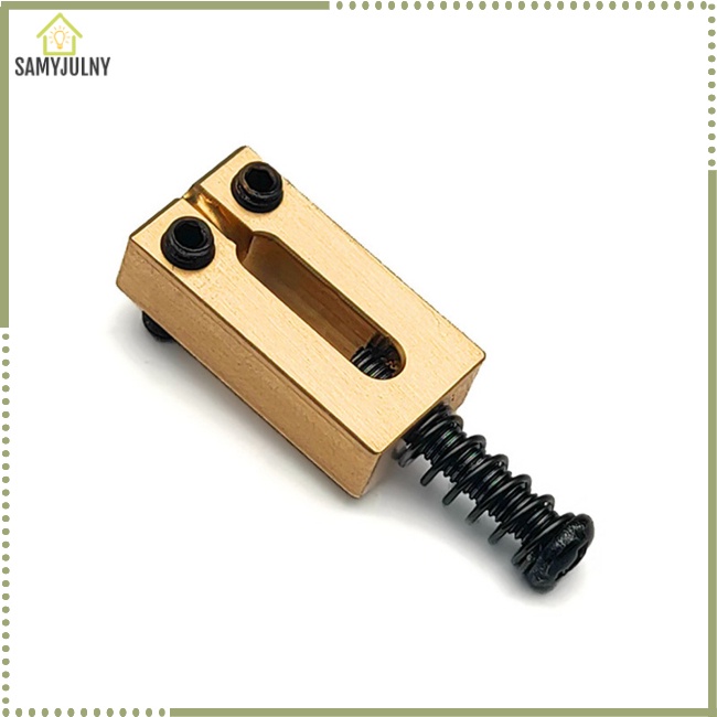 FENDER Set 6 Yên Ngựa Đàn Bằng Đồng Thau 10.5mm Cho Đàn Guitar