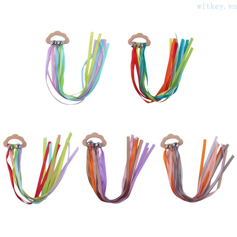 Đồ Chơi Lục Lạc Hình Đám Mây Cầu Vồng Có Chuông Cho Bé Mọc Răng