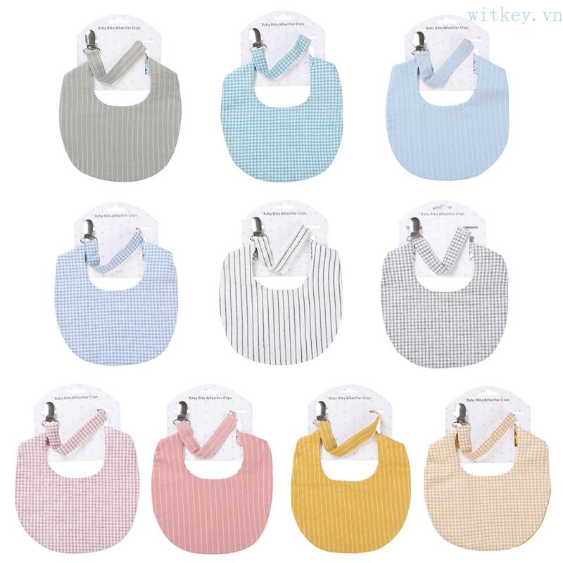 Yếm Ăn Hai Mặt Bằng Vải Cotton Mềm Mại Thoải Mái Có Thể Tháo Rời Cho Bé Trai Và Gái