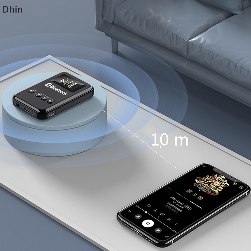 Thiết Bị Truyền Nhận Tín Hiệu Bluetooth 5.0 Có Đèn LED Cho Xe Hơi