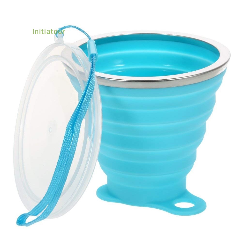 Cốc Uống Nước Silicone 270ml Không BPA Có Thể Gấp Gọn Tiện Dụng
