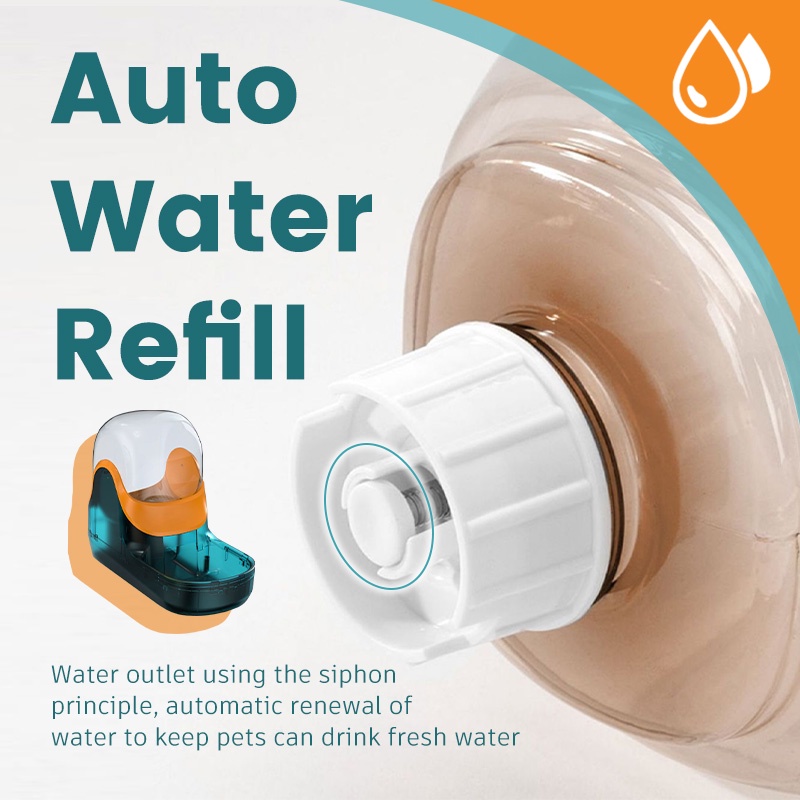HamshMoc Máy Đựng Nước Uống Tự Động Cho Thú Cưng Cỡ Nhỏ / Vừa / Nhỏ