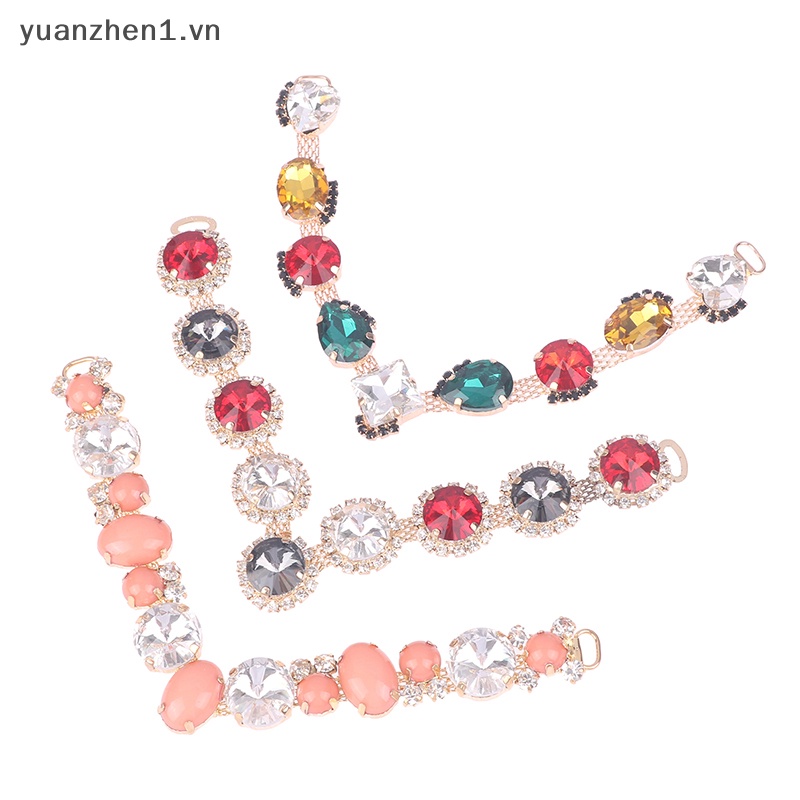 1 Khóa Dây Xích Đính Đá Trang Trí Giày Bikini DIY