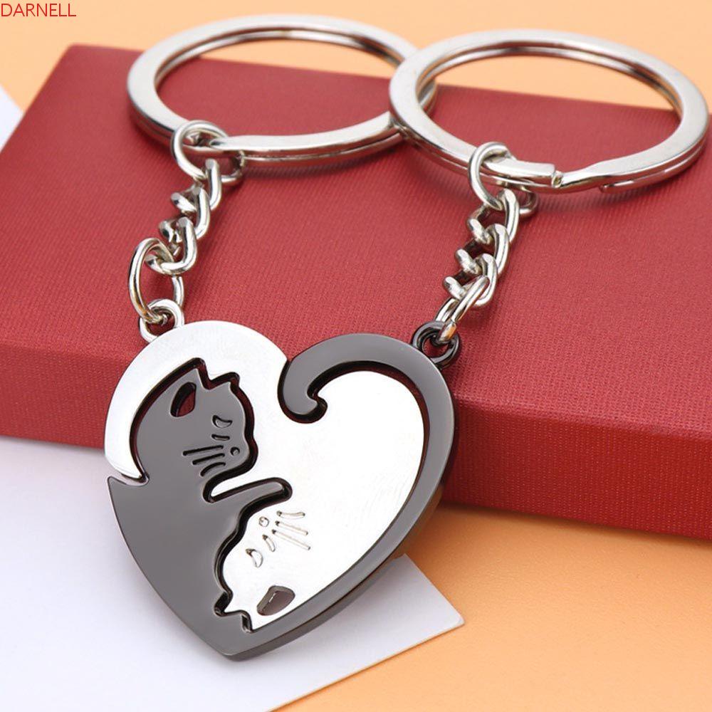 Móc Chìa Khóa Bằng Thép Không Gỉ Họa Tiết Hoạt Hình Phong Cách Hàn Quốc Dễ Thương