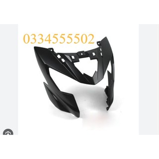 Ốp đầu đèn đen nhám - satria fi, raider fi