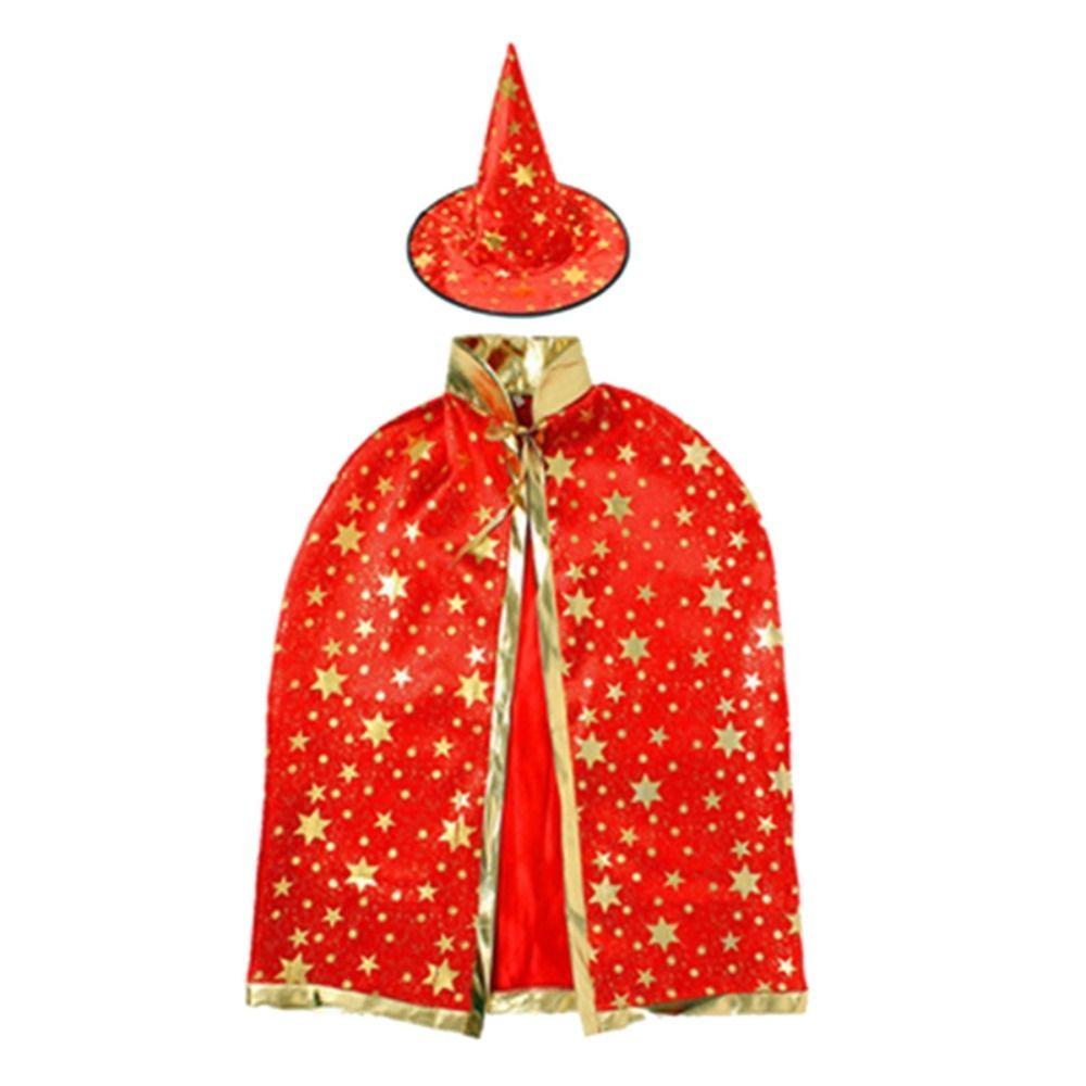 REBUY1 Áo Choàng Hóa Trang Phù Thủy Nhân Dịp Halloween Cho Bé