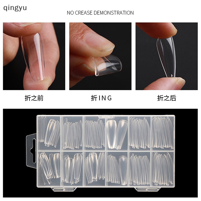 Set 120 Miếng Dán Nối Dài Móng Hai Lớp Chuyên Dụng