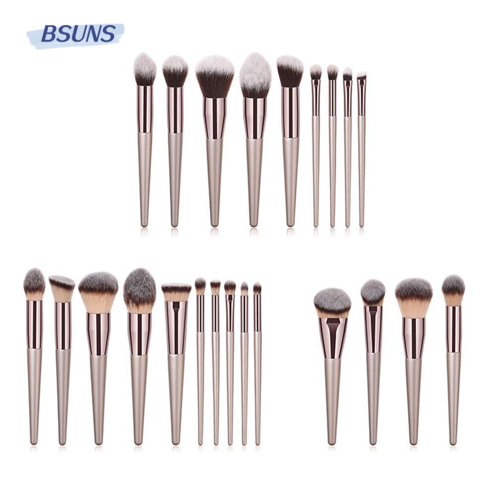 Set 4 / 10 Cọ Trang Điểm Sợi Tổng Hợp Chất Lượng Cao