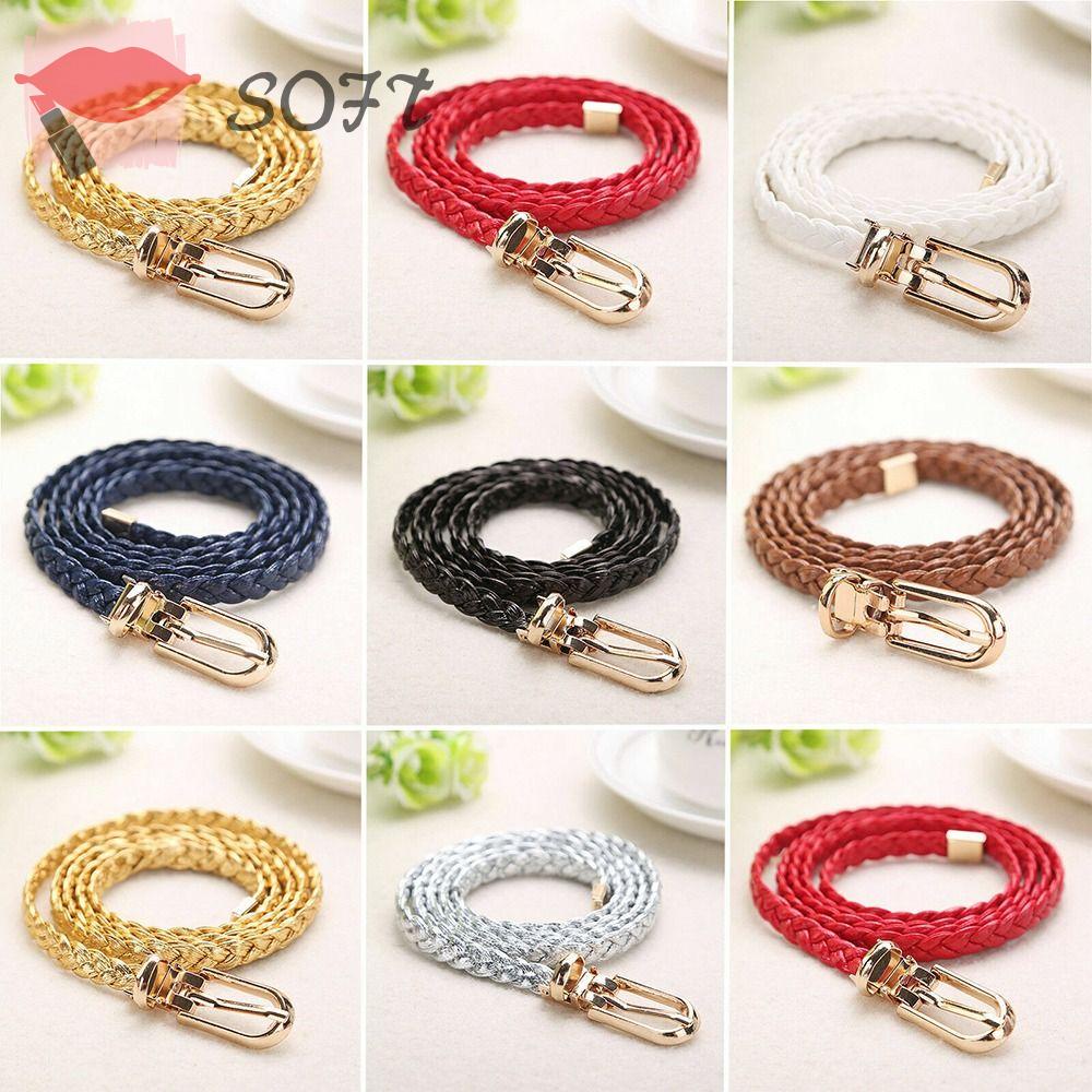 Thắt Lưng Bện Dây Mỏng Dáng Ôm Thời Trang Cho Nữ