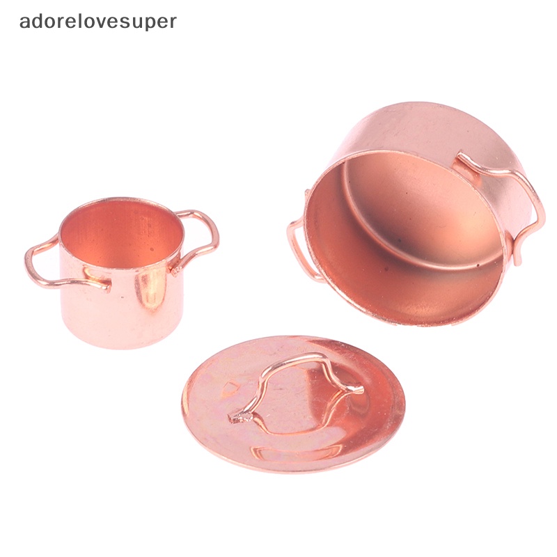 Mô Hình Nồi Lẩu Mini Bằng Hợp Kim Dùng Trang Trí Nhà Búp Bê 1Vn