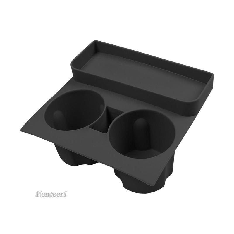 Hộp Đựng Đồ Uống 2 Trong 1 Màu Đen Cho Xe Hơi Fenteer1