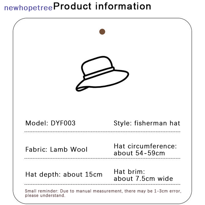 Mũ Bucket Chất Liệu Lông Ấm Áp Thời Trang Cho Nữ