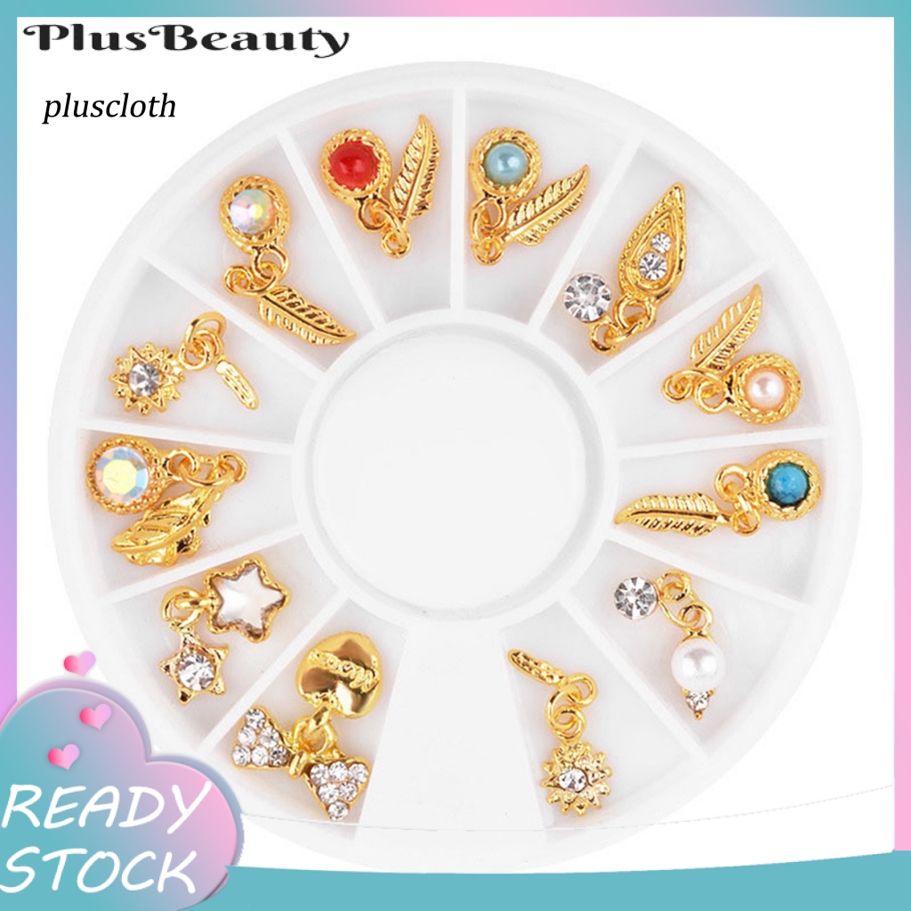 Hạt Đá Thủy Tinh 3D Nhiều Màu Tự Trang Trí Móng Tay