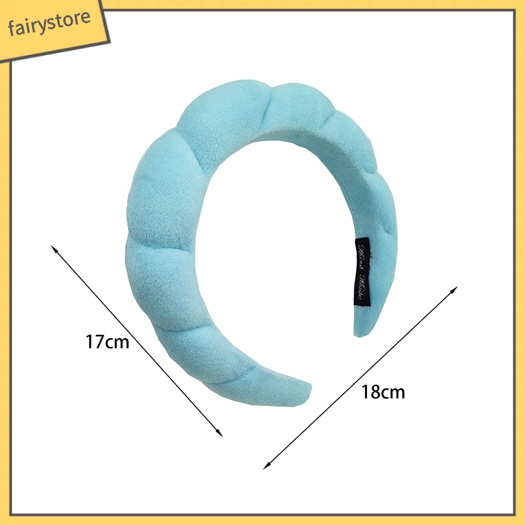 Băng Đô Cài Tóc Bằng Xốp Cao Không Trượt Màu Sắc Đơn Giản Phong Cách Hàn Quốc