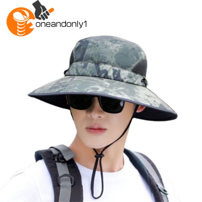 Mũ Xô Vành Rộng Thoáng Khí Chống Nắng Có Thể Tháo Rời Kèm Quạt Có Thể Điều Chỉnh
