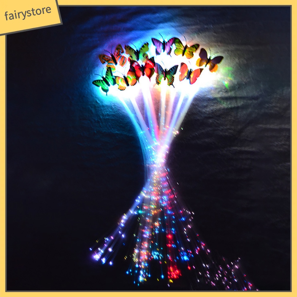 Kẹp Tóc Bướm Có Đèn LED Phát Sáng Độc Đáo