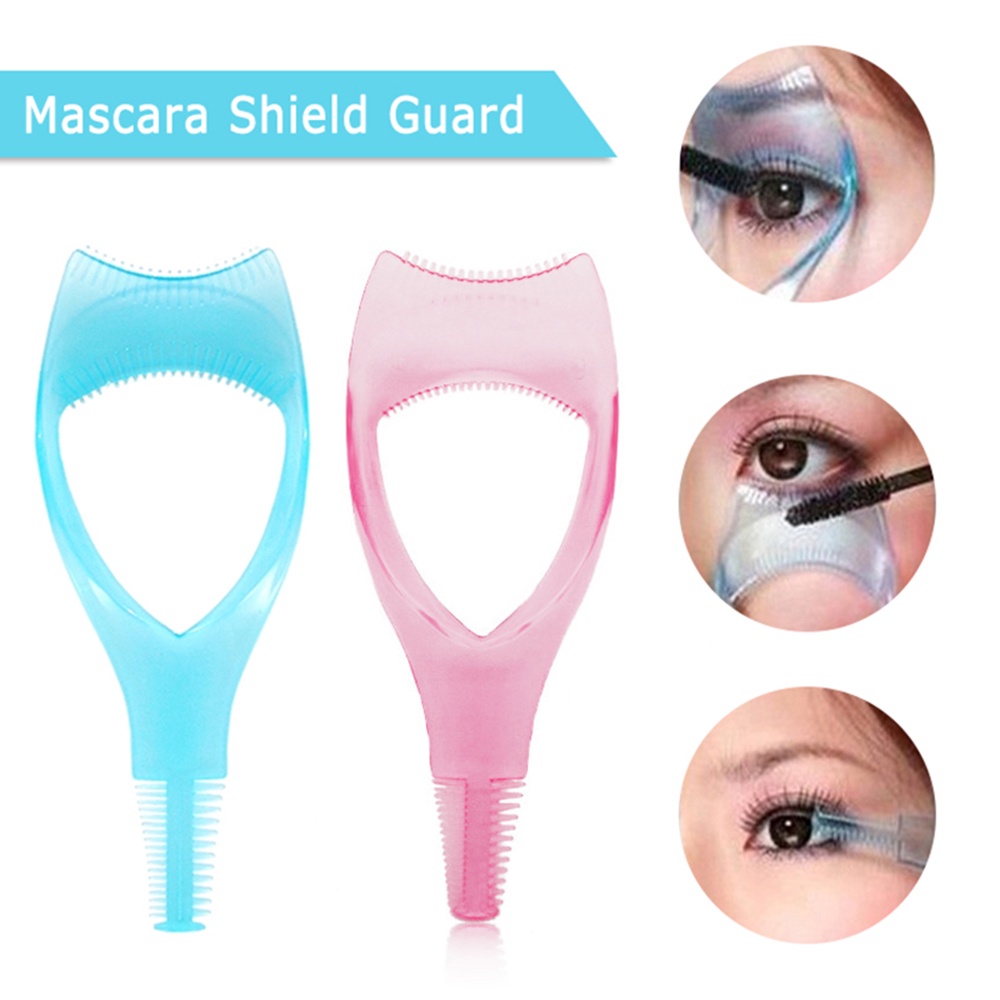 1 Cái/bộ Mascara Shield Guard 3 Trong 1 Dụng Cụ Mi Mắt Mascara Shield Applicator Bảo Vệ Mi Hướng Dẫn Làm Đẹp Mỹ   * KÍNH