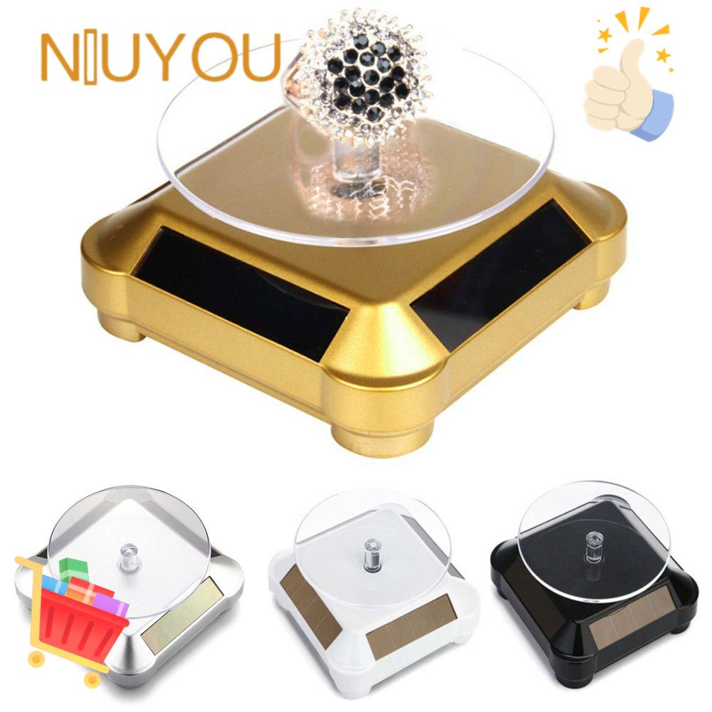 Giá Đỡ Điện Thoại Trưng Bày Trang Sức Sử Dụng Năng Lượng Mặt Trời Xoay Tự Động Tiện Lợi