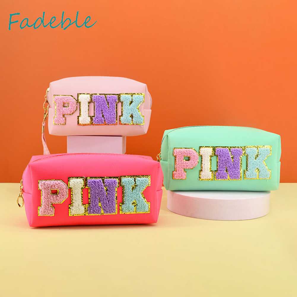 Túi Đựng Mỹ Phẩm Du Lịch Cỡ Lớn Thêu Chữ Đa Năng Thời Trang Cho Nữ