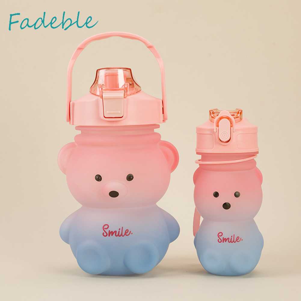 Bình Nước Thể Thao 1300ML + 350ML Hình Gấu Dễ Thương