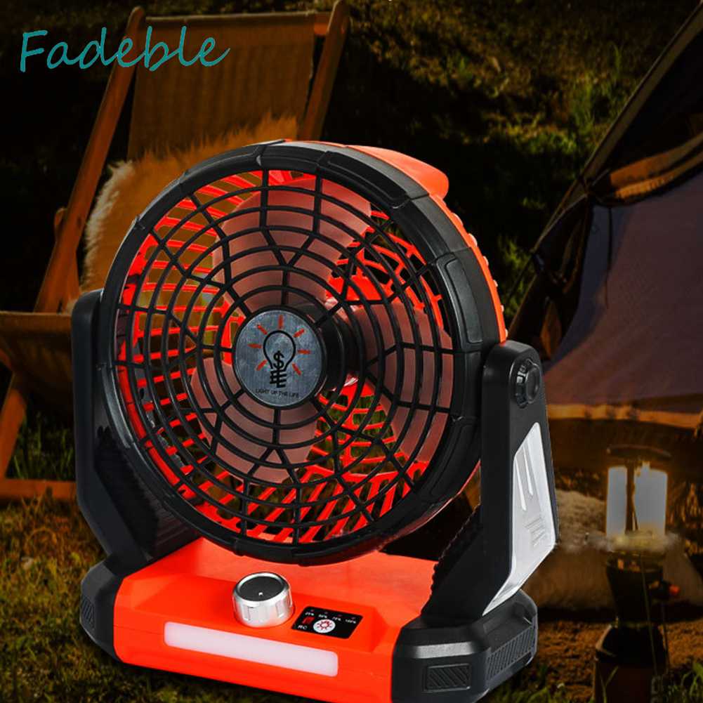 Quạt Điện 5200mAh Có Thể Sạc Lại Bằng Cổng USB Dùng Nướng BBQ Tiện Dụng