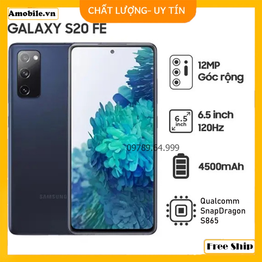 ĐIỆN THOẠI Samsung S20 FE RAM6GB, ROOM128GB Chip Snapdragon 865/ GALAXY S20 FE MÀN 120Hz tại