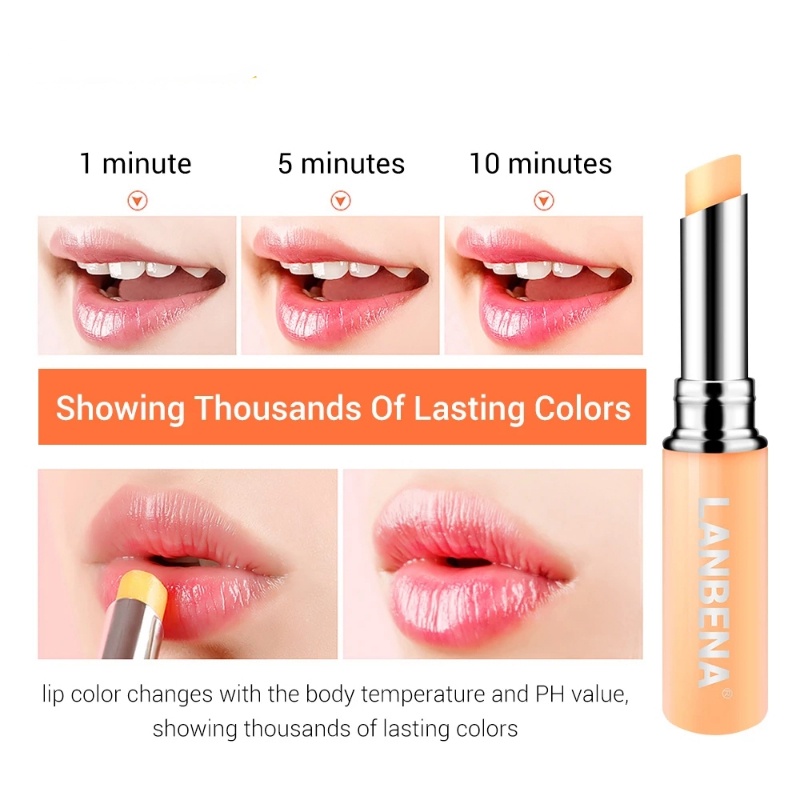 Son Dưỡng Môi Thay Đổi Màu Sắc Lâu Trôi Chống Thấm Nước Không Dính Thành Cốc / Giảm Đường Viền Môi