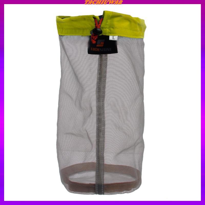 Set 4 Túi Lưới Đựng Bóng Golf Có Dây Rút Bằng Nylon Cho Cắm Trại Tachiuwa2