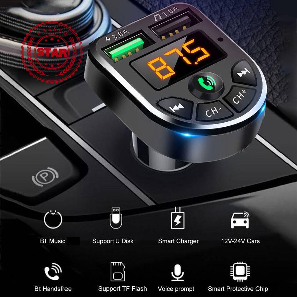 Tẩu Sạc Nhanh Không Dây Hai Cổng USB Cho Xe Hơi U4W0