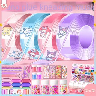 [Hàng Có Sẵn] Bộ Băng Keo Bong Bóng Có Thể Thổi được Sanrio Băng Keo Bong Bóng Nano Dính Cao Hai Mặt Lấp  Nh Nhiều Màu Sắc Thành Phần An Toàn Cho Trẻ Em Tự Làm đồ   Giải Nén Kẹp