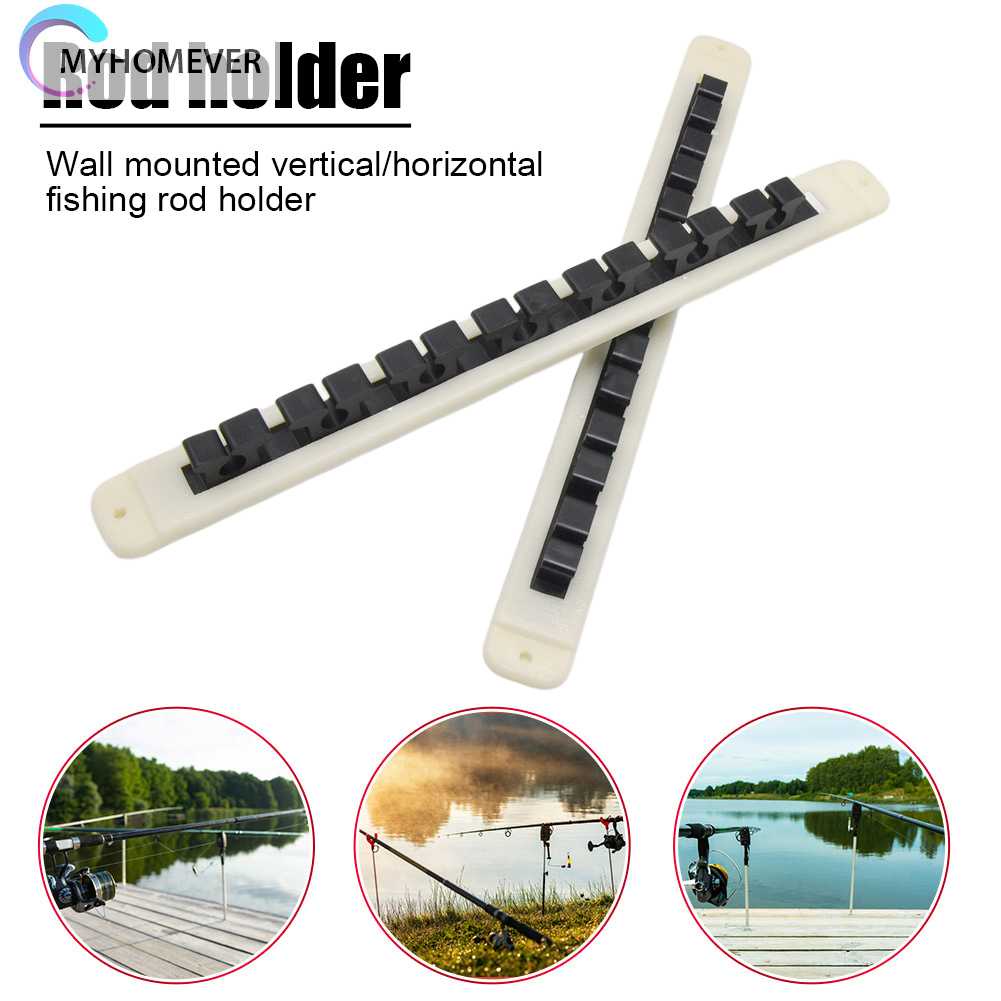 Set 2 Giá Đỡ Cần Câu Cá Gắn Tường Siêu Bền Tiện Dụng