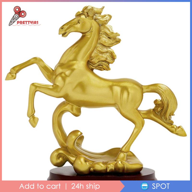 [Prettyia1] Tượng Ngựa Trang Trí Để Bàn Cửa Hàng