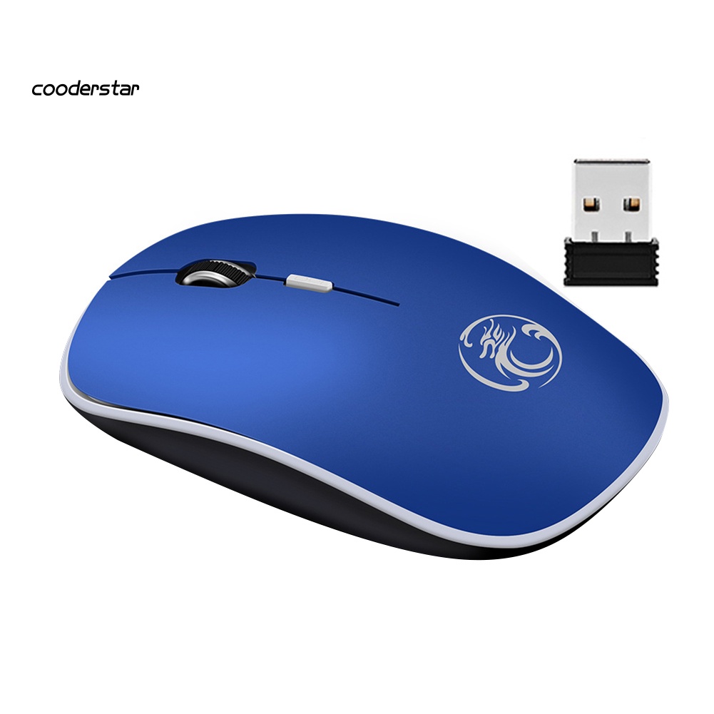 Chuột Quang Không Dây Chơi Game 4 Nút Bấm 2.4GHz Cho PC Laptop