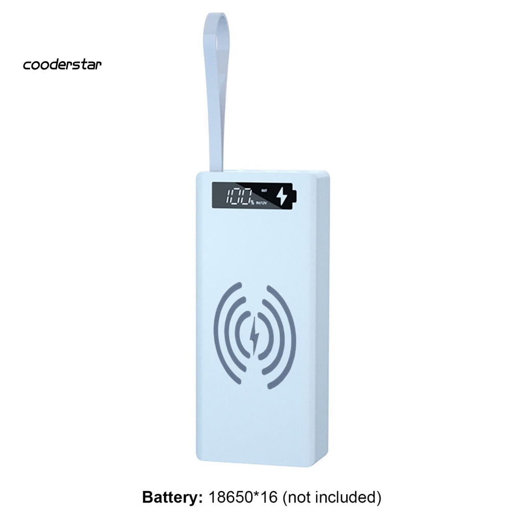 Vỏ Sạc Dự Phòng 16x18650 QC Thiết Kế Nhỏ Gọn Tiện Dụng