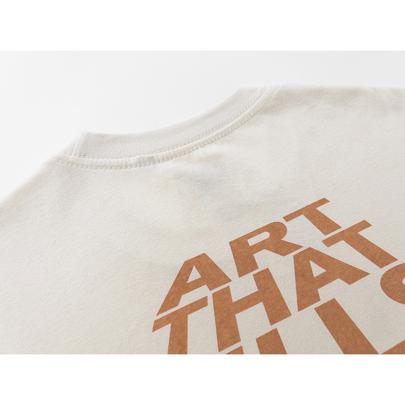 Gal &amp; LERY - DE &amp; PT- Áo Thun Tay Ngắn Cổ Tròn In Khẩu Hiệu Nhìn Thấy Người Đeo Tay Cổ Điển Hợp Thời Trang