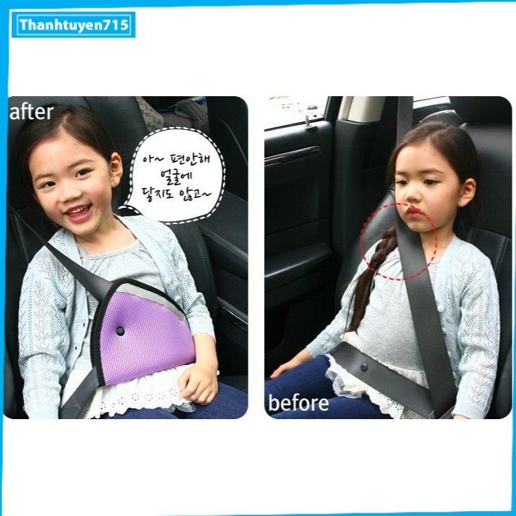 Tấm điều chỉnh dây an toàn cho bé trên ô tô