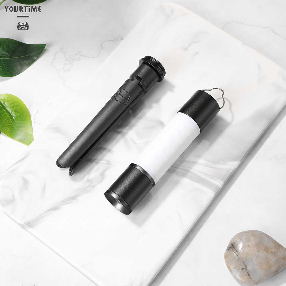 Đèn Pin Sạc Pin Kèm Tripod Chuyên Dụng Cho Đi Cắm Trại / Câu Cá