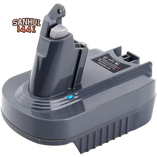 Makita bộ chuyển đổi v6 pin lithium 18v bl1850 bl1815 bl1830 cho dyson v6 battery sv04 sv03 dc59 dc58 dc62