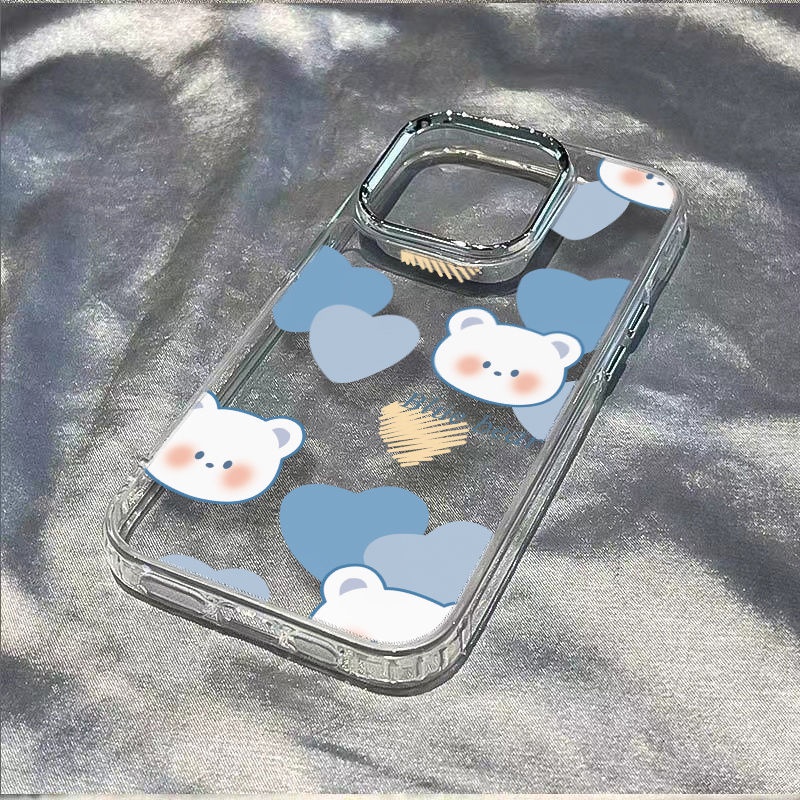✅Ốp Điện Thoại Mềm Chống Sốc In Hình Gấu Cho Iphone 11 8 Plus 14 Pro Max 12 713 P6CV
