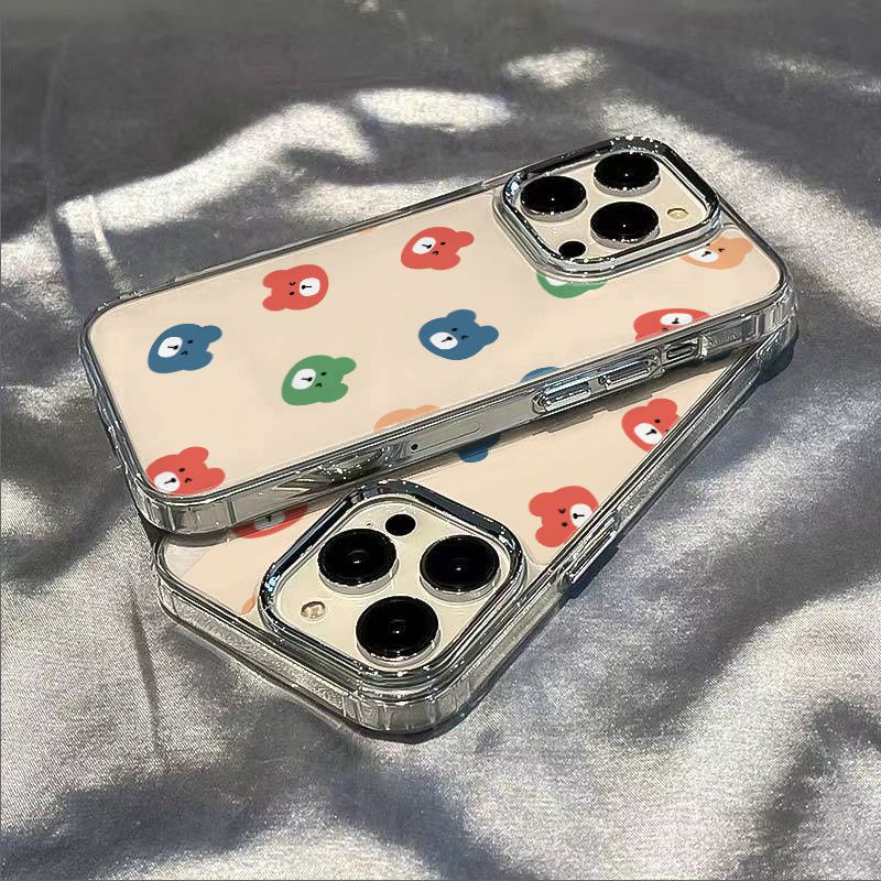 ✅Ốp Điện Thoại Dẻo Họa Tiết Hoạt Hình Chú Gấu Dễ Thương Chống Sốc Cho Iphone12 14pro 7max 1311iPhone12 8 plus