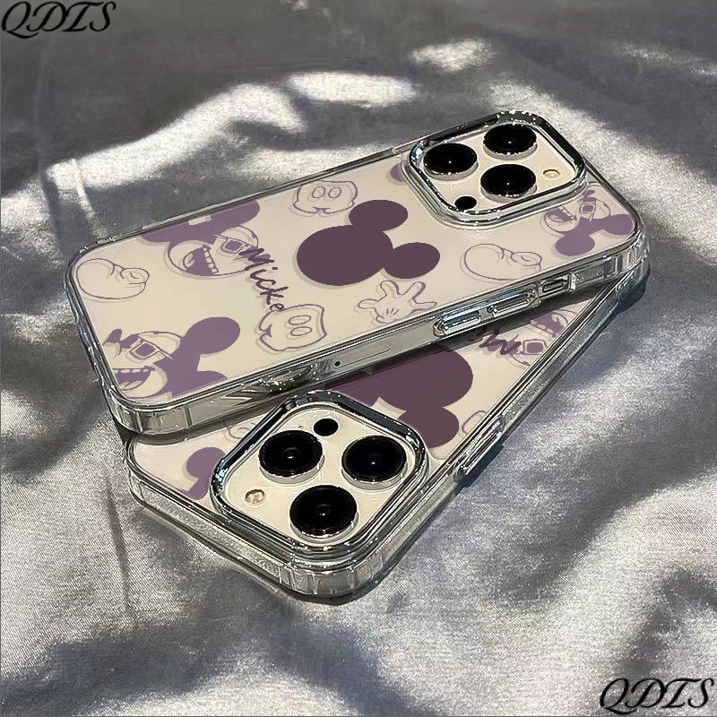✅Ốp Điện Thoại Dẻo Họa Tiết Hoạt Hình Mickey Dễ Thương Chống Sốc Cho iPhone127 / 14pro D5EP max 81113In