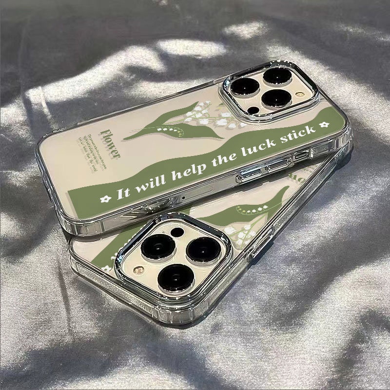 ✅Ốp Điện Thoại Dẻo Họa Tiết Hoa Lily Đơn Giản Thời Trang Chống Sốc Cho Iphone12 14pro8 / xs Apple 11 7 KW2Q 13