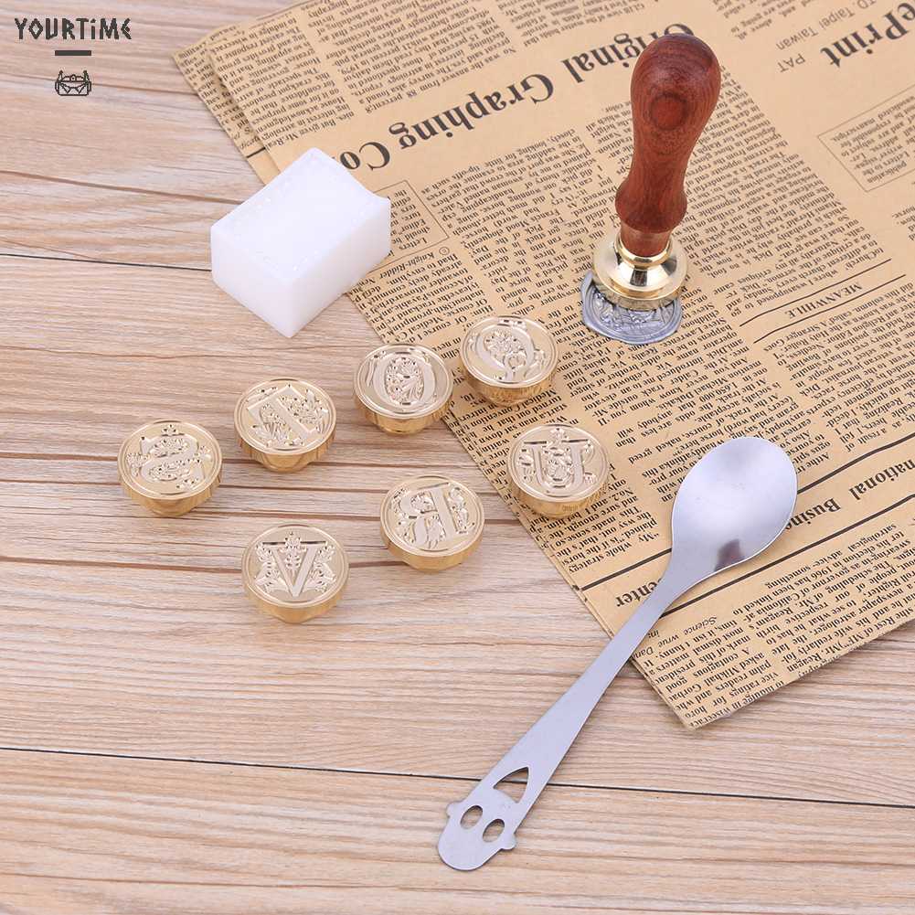 Con Dấu Đóng Sáp Niêm Phong Bì Thư Bằng Đồng Phong Cách Vintage Châu Âu